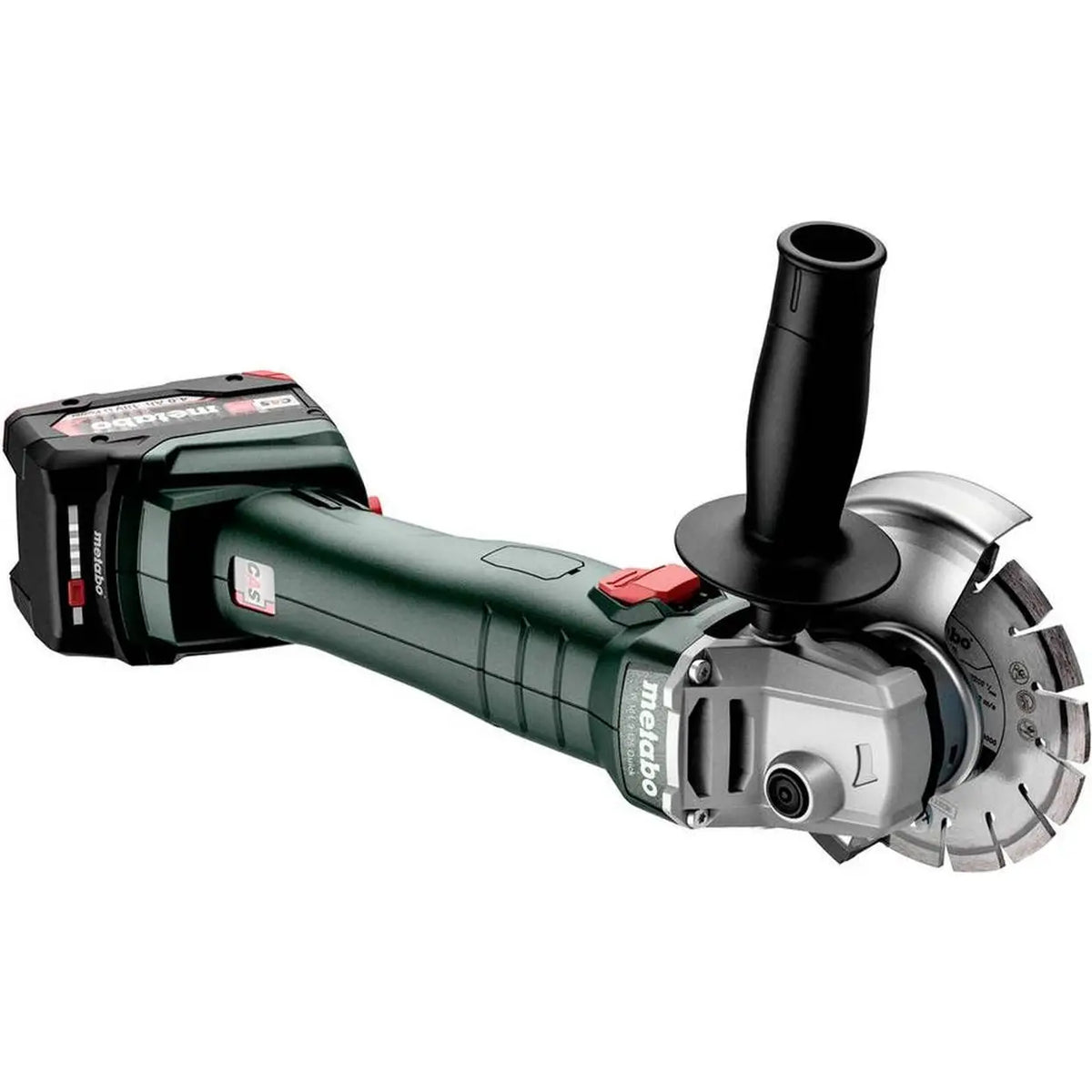 Metabo W 18 L 9-125 draadloze haakse slijper - 18 V, 125 mm (zonder batterij)